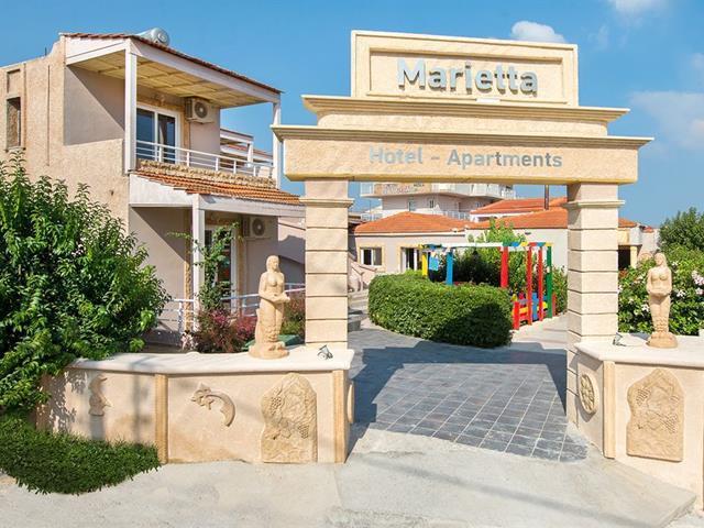 Marietta Hotel Apartments Pastida Exterior foto